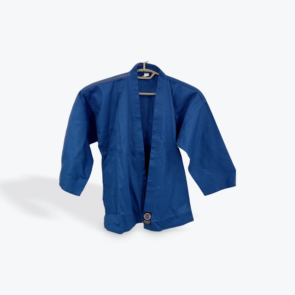 PROFORCE Blue Martial Arts‎ Uniform Gi Size 2 Cotton Polyester Blend